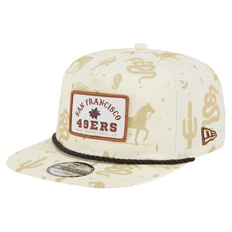 Men's New Era  Cream San Francisco 49ers Desert Rose 19TWENTY Adjustable Hat