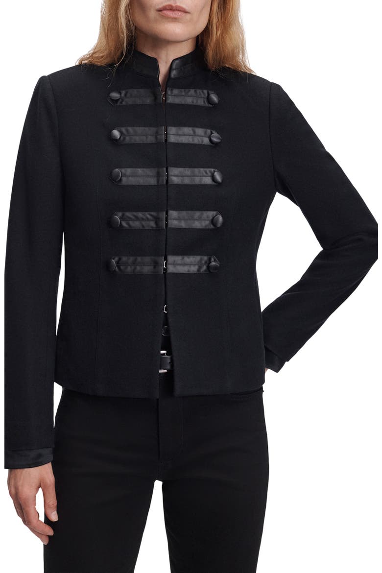 Mercer Regalia Wool Blazer, Alternate, color, BLACK