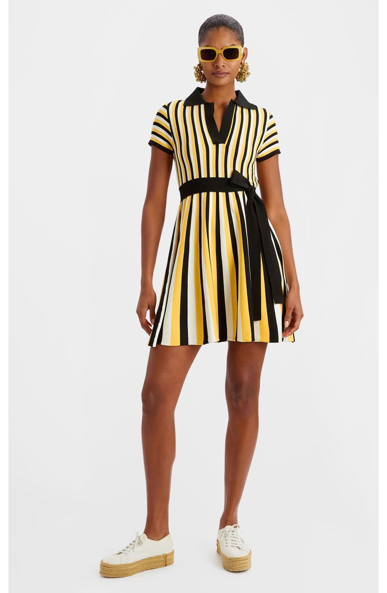 La DoubleJ Plaza Mini Dress, Main, color, Multicolor