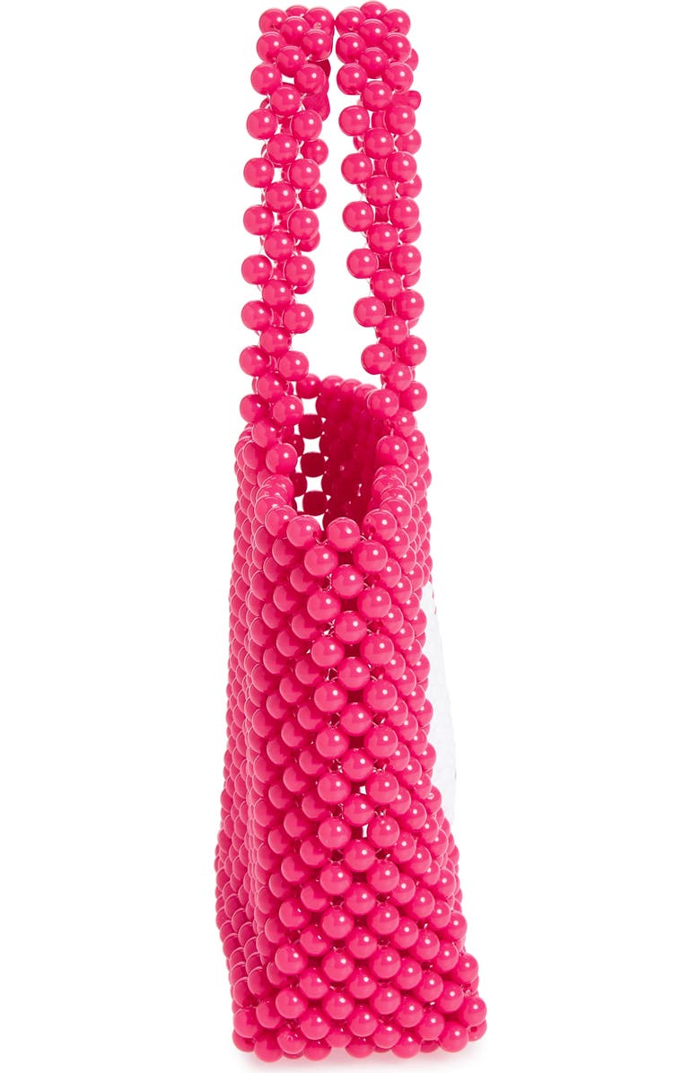 Ruby & Ry Kids' Heart Beaded Top Handle Bag, Alternate, color,