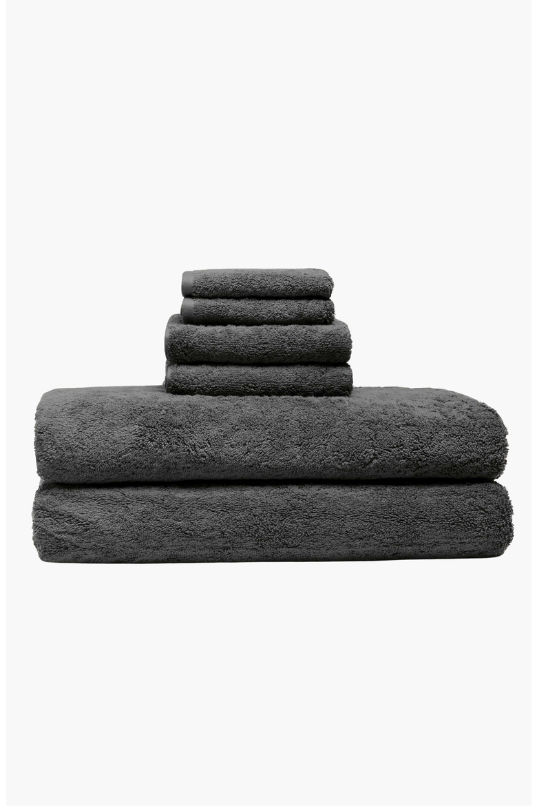 Ultraplush Australian Cotton Luxe 6-piece Towel Set, Main, color, Charcoal