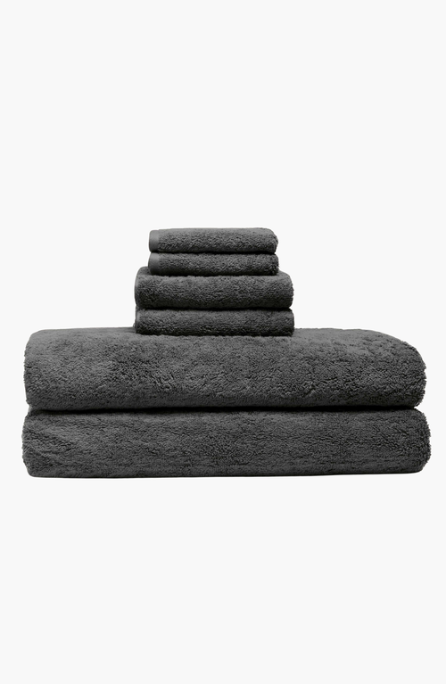 Italic Ultraplush Australian Cotton Luxe Towel Set In Gray