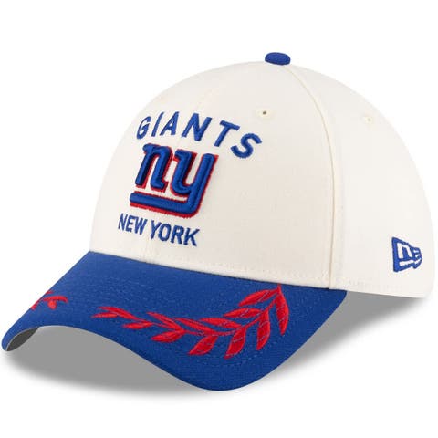 Men's New Era  Cream/Royal New York Giants 2025 NFL Draft 39THIRTY Flex Hat