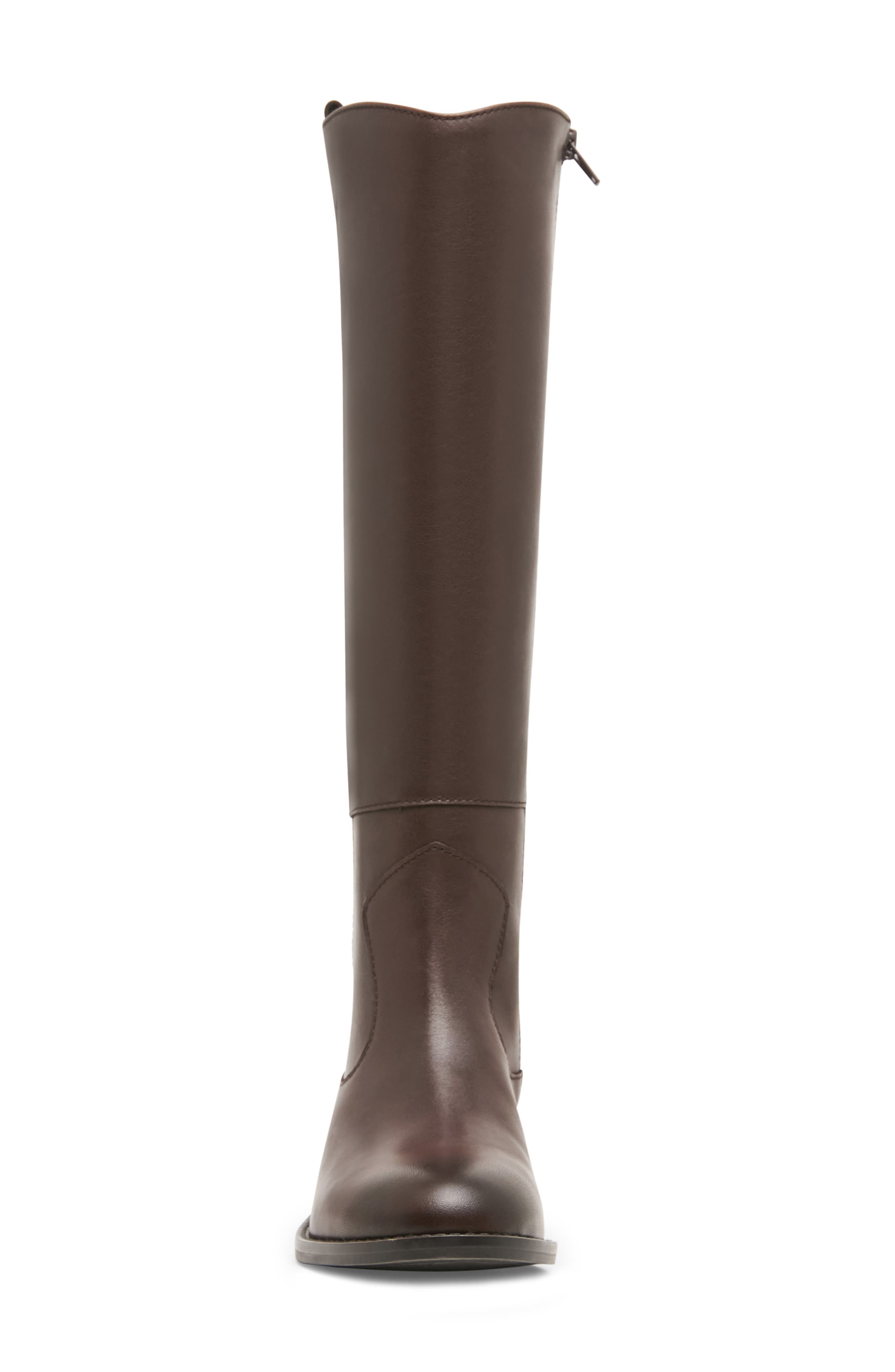 Carolena Waterproof Knee High Boot, Alternate, color, CHOCOLATE LEATHER
