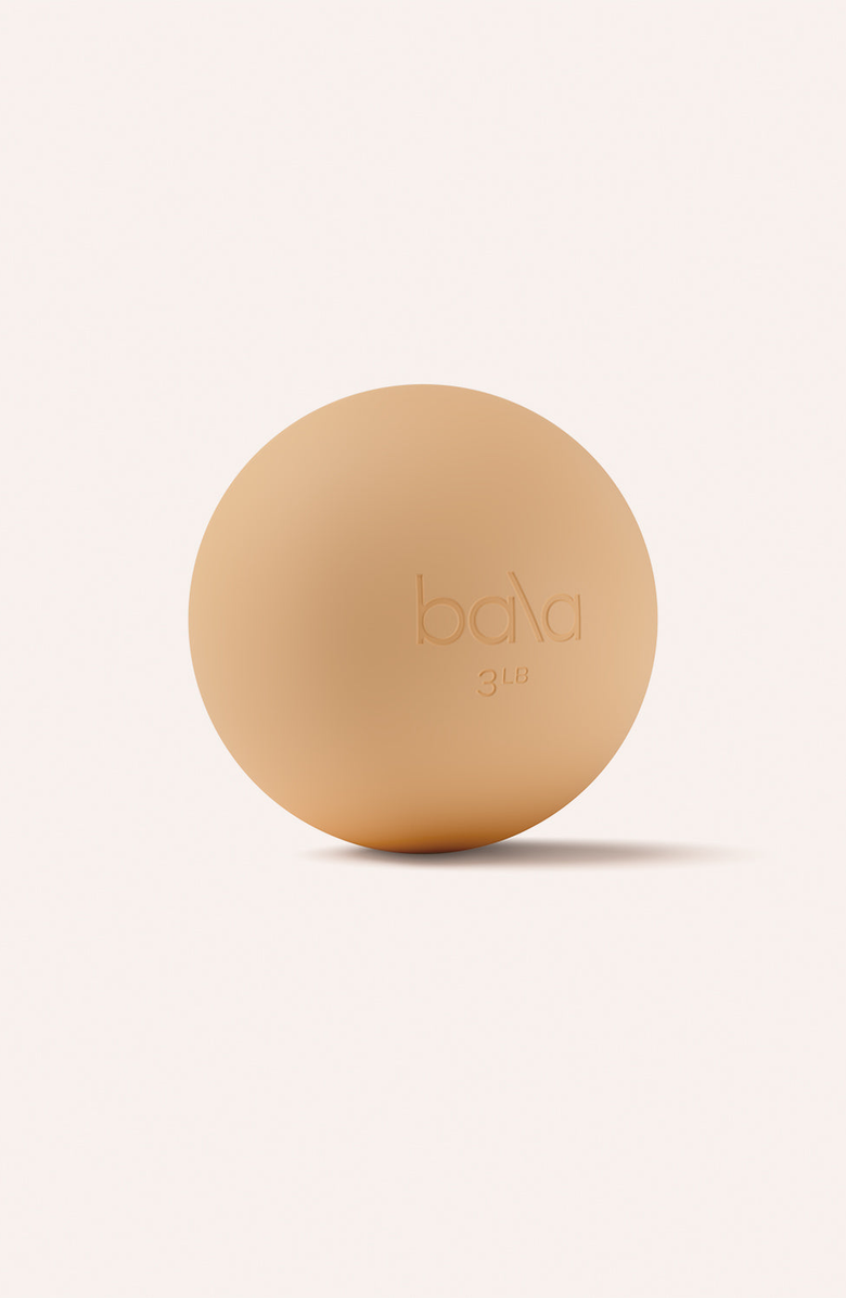 Bala The Power Ball Weighted Fitness Ball, Alternate, color, Sand