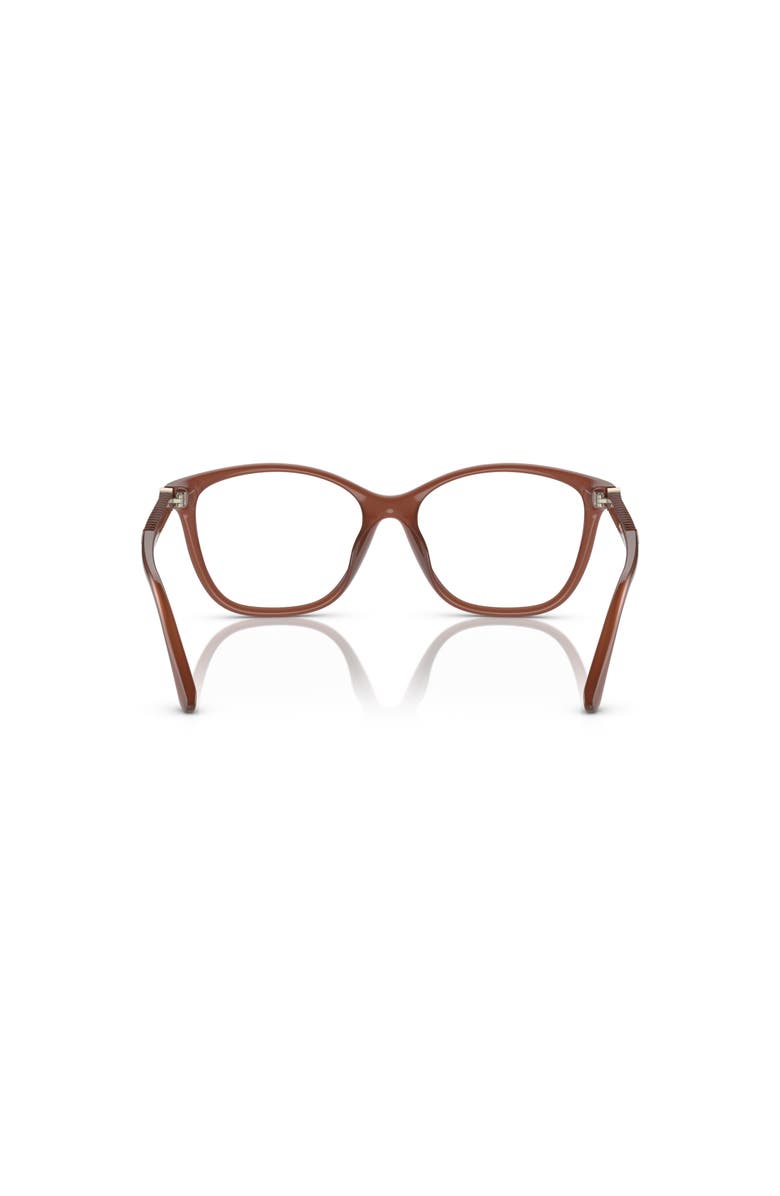 Michael Kors 53mm Square optical glasses, Alternate, color, Brown