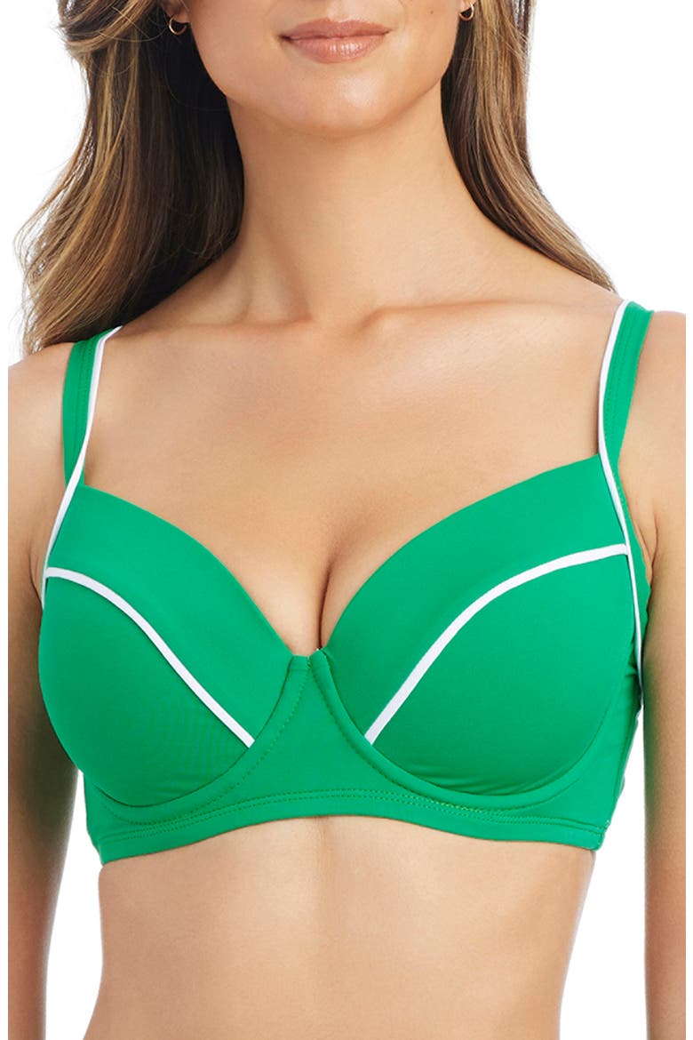 Underwire Bikini Top, Main, color, CLOVER