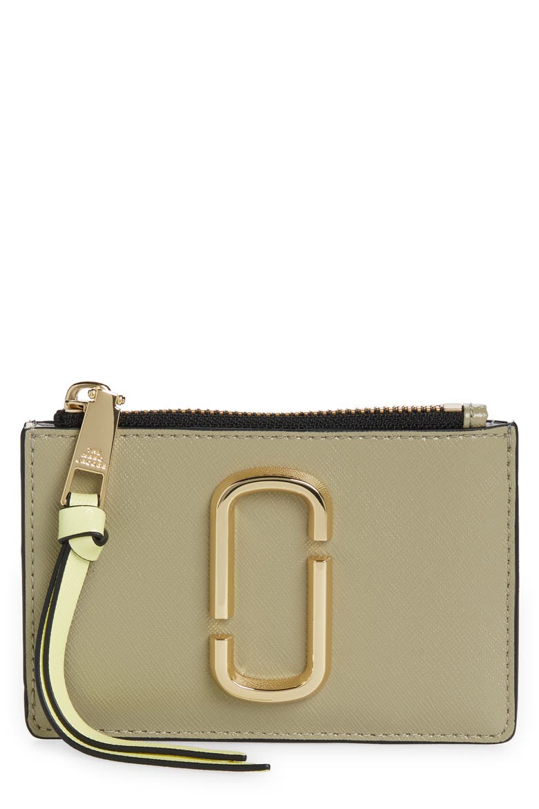 Snapshot Leather ID Wallet, Main, color, SILVER SAGE MULTI