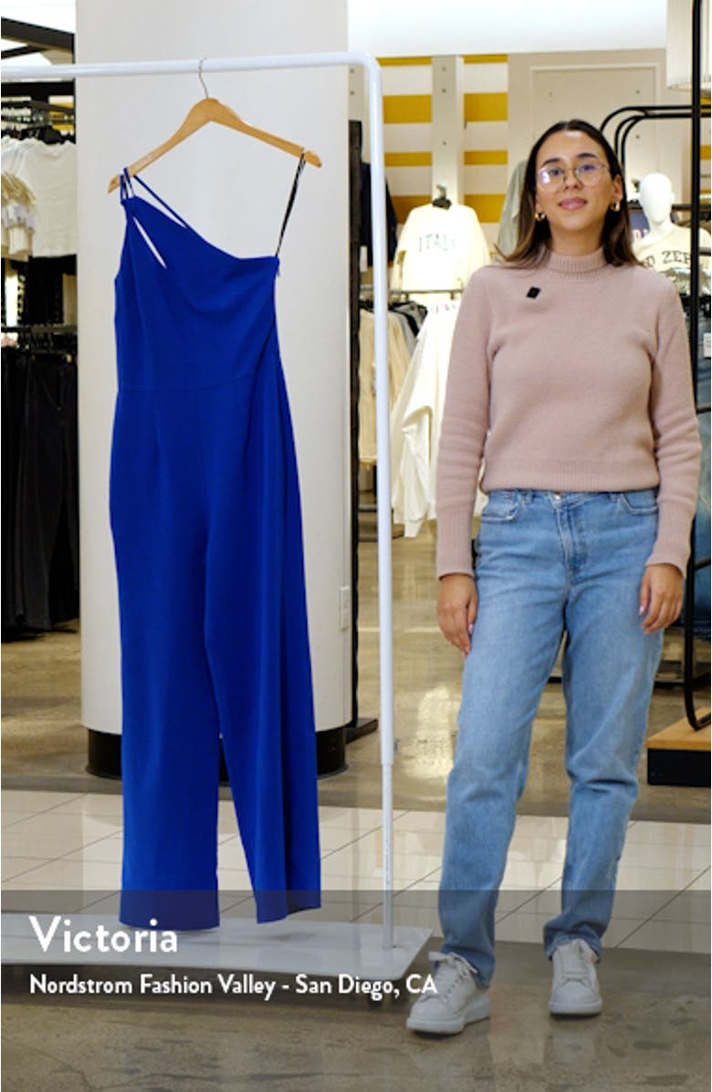 Twisted One-Shoulder Jumpsuit, sales video thumbnail