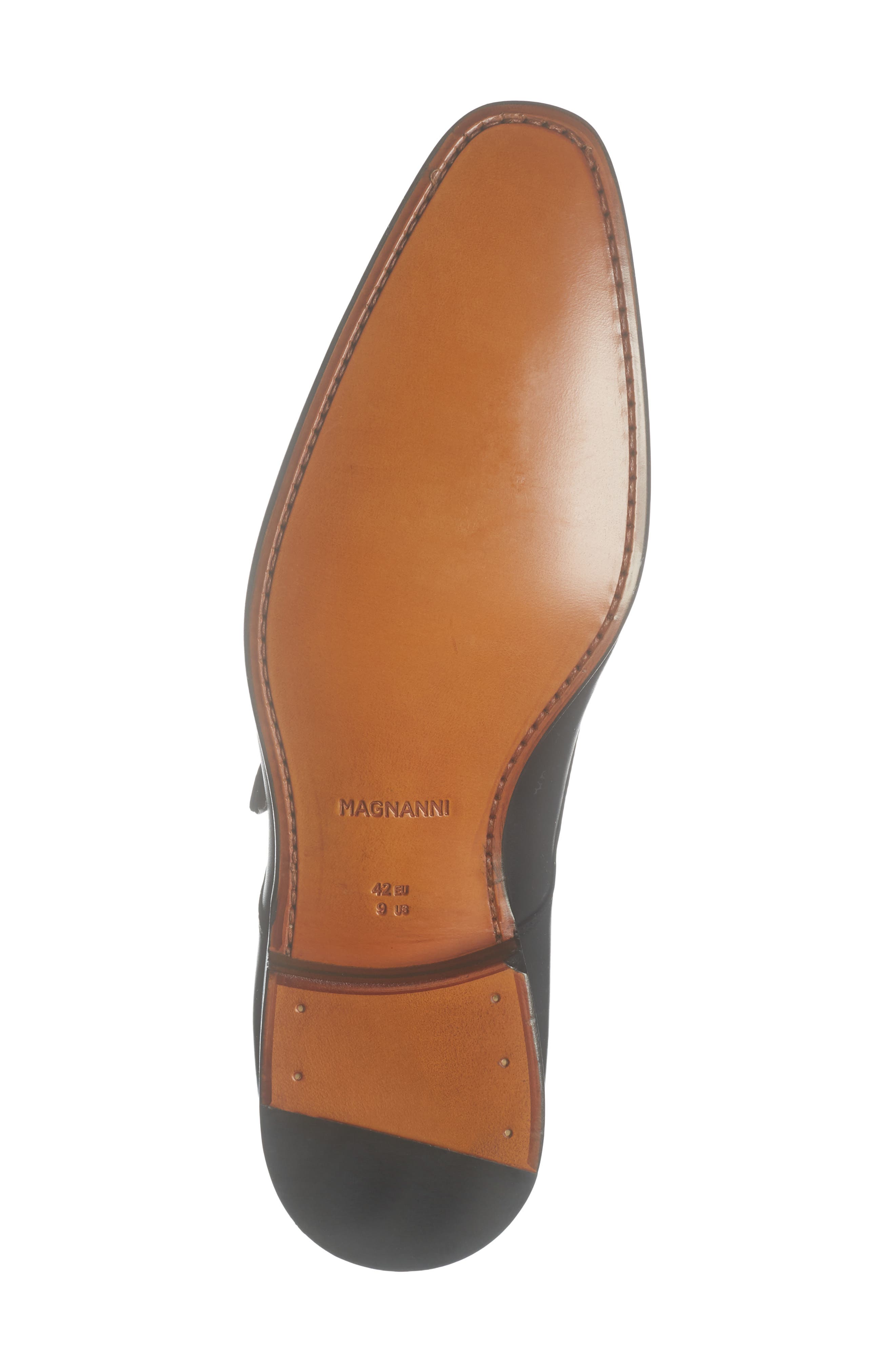Single Monk Loafer, Alternate, color, BLACK