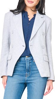 GIBSONLOOK Double Breasted Cotton Blend Blazer
