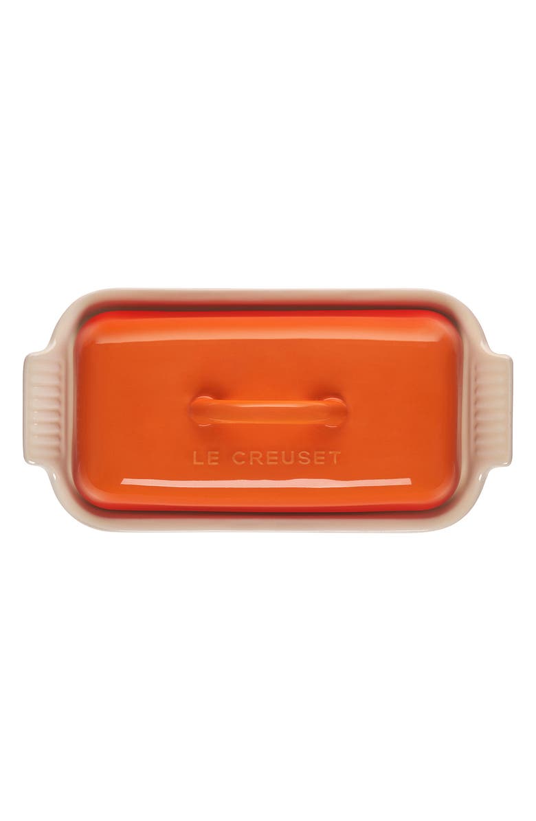 Le Creuset Heritage Butter Dish, Alternate, color, Flame