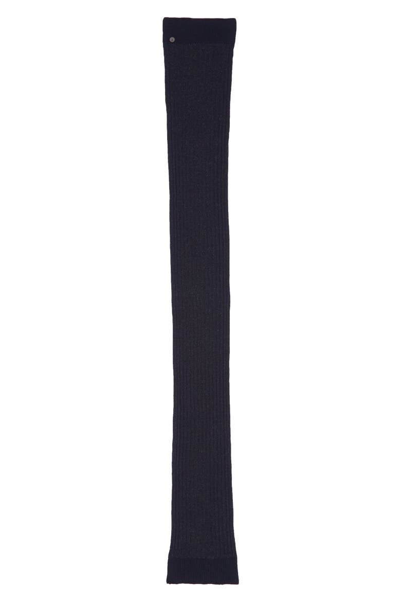 Plaited Chunky Scarf, Alternate, color, NAVY