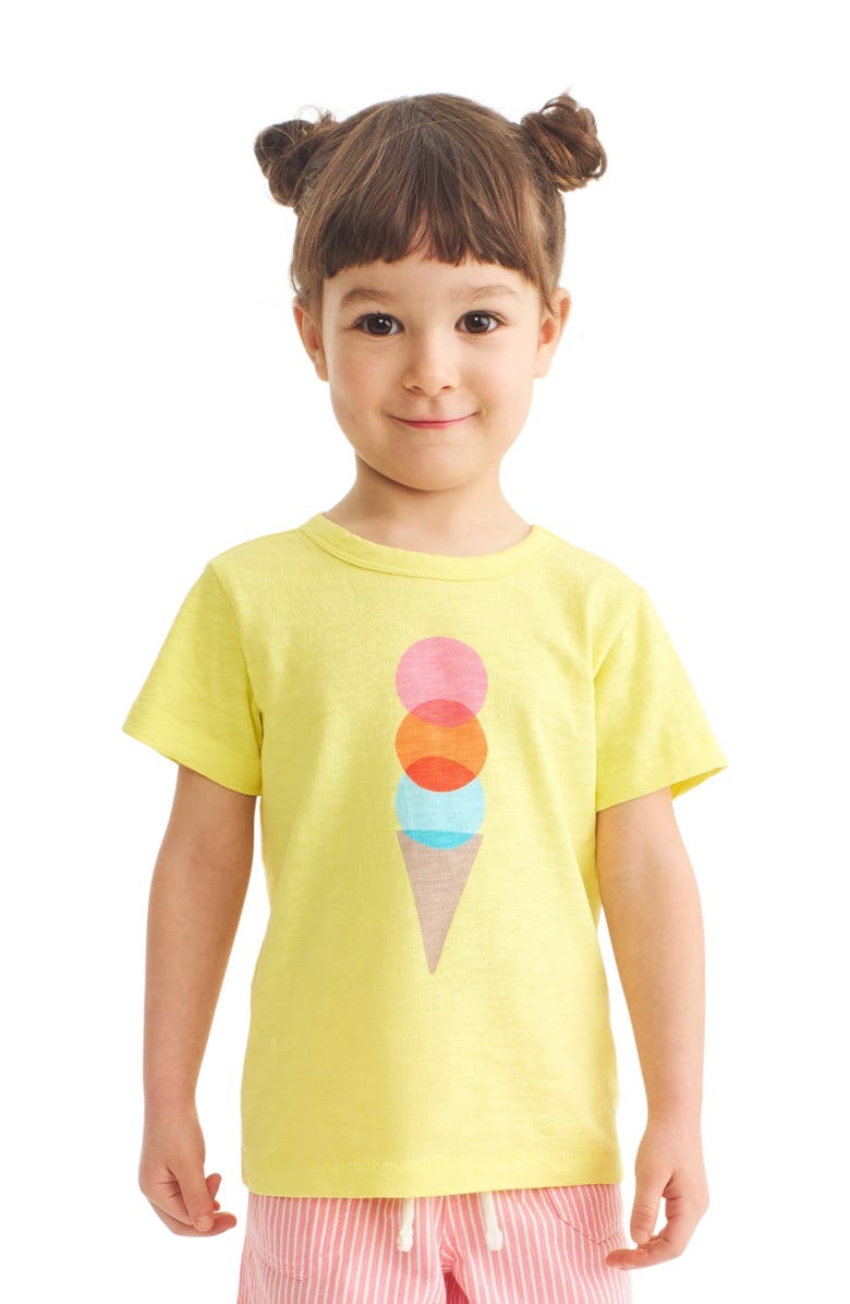 Primary Kids Ice Cream Cone Tee, Alternate, color,