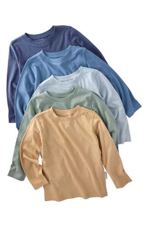 London 5-Pack Assorted Organic Cotton T-Shirts (Toddler)