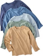 BUTTERBLU London 5-Pack Assorted Organic Cotton T-Shirts