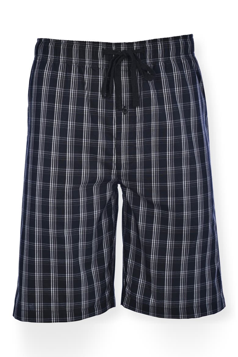 2-Pack Woven Sleep Shorts, Alternate, color, NAVY/ BLACK