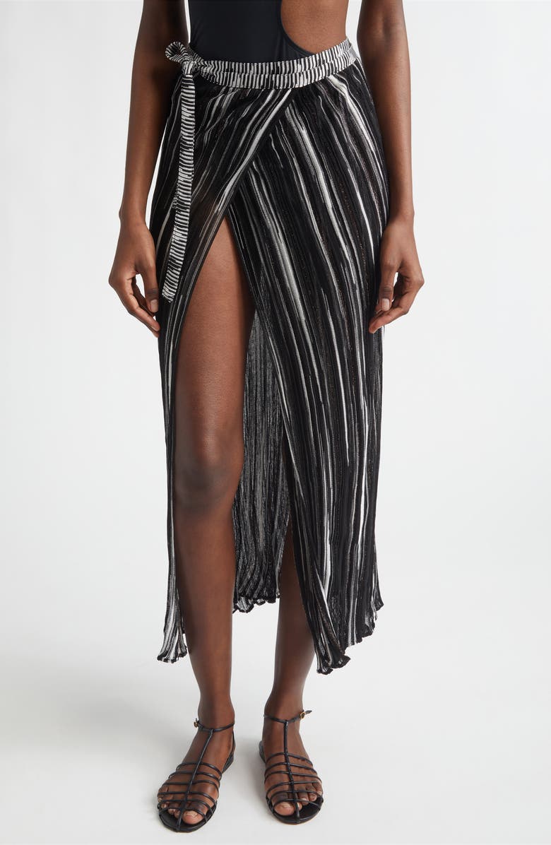 Missoni Cover-Up Pareo, Main, color, Black Multi