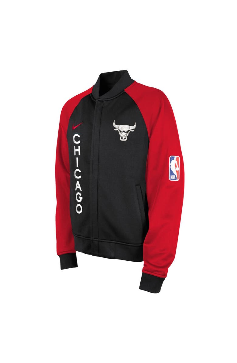 Nike Youth Nike Black Chicago Bulls 2023/24 City Edition Authentic Showtime Full-Zip Jacket, Alternate, color, 