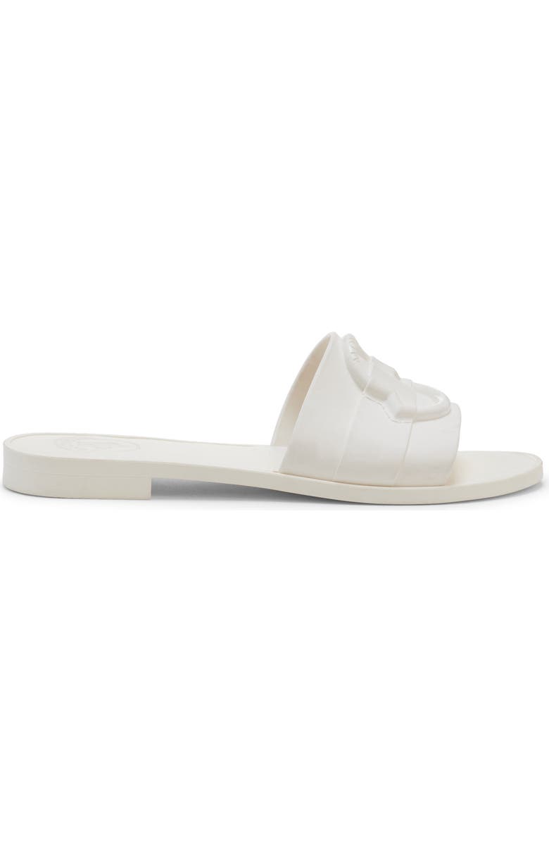 Moncler Mon Slide Sandal, Alternate, color, Gardenia