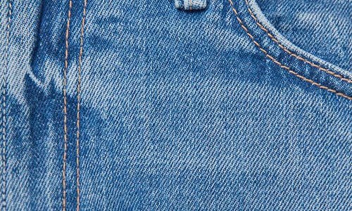 Mother The Outsider Sneak Bootcut Jeans In Blue