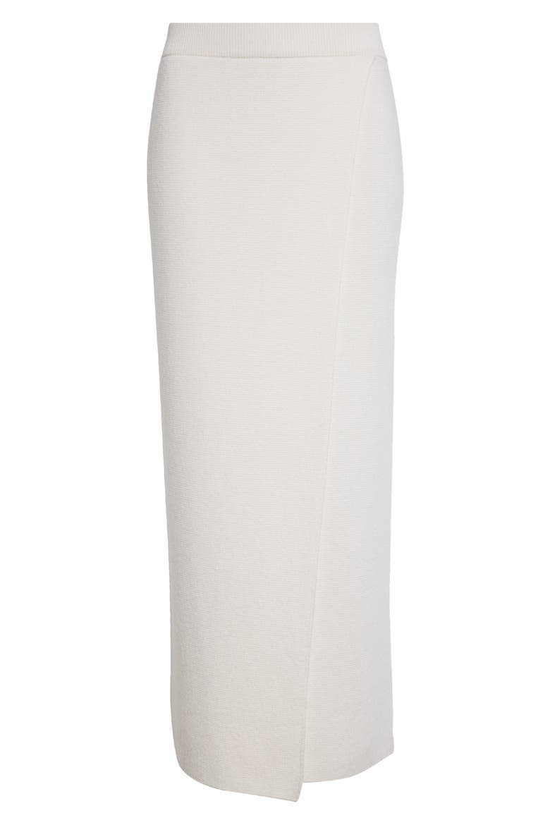 Umbria Wool & Cashmere Sweater Skirt, Alternate, color, WHITE