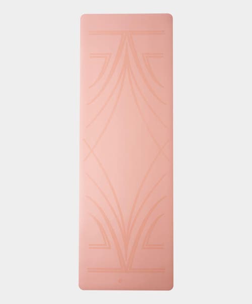 Yoga Design Lab Infinity Yoga Mat in Diamond Align Coral 