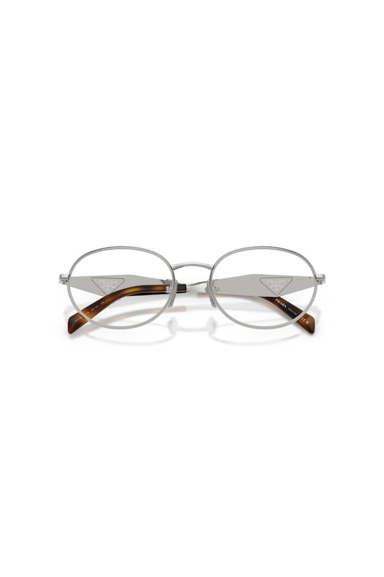 54mm Oval optical glasses, Alternate, color, Silver