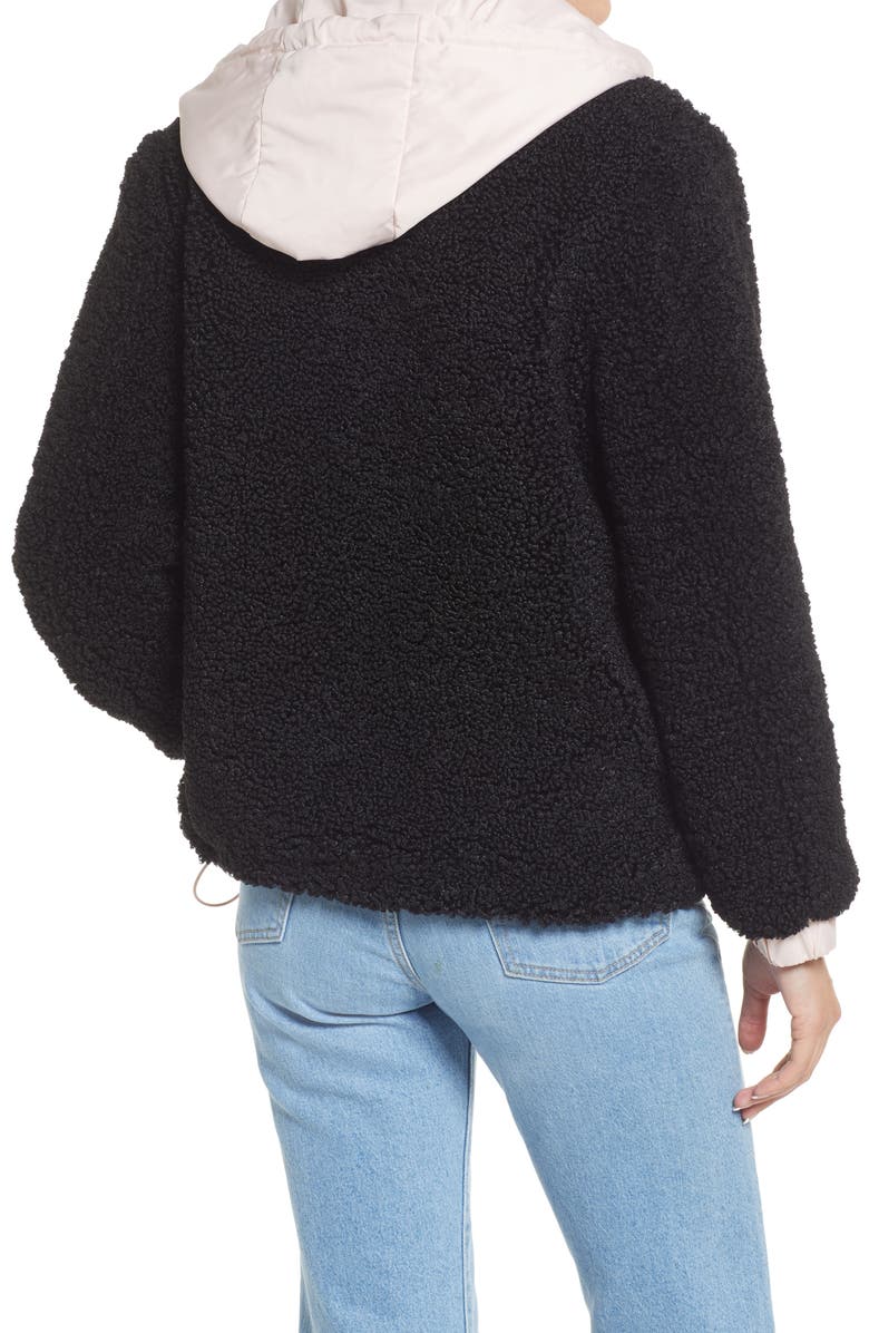 Levi's<sup>®</sup> High Pile Fleece Hooded Zip Jacket, Alternate, color, 