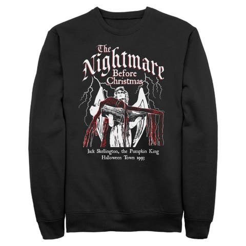 Mens The Nightmare Before Christmas Jack Skellington Halloween Town 1993 Sweatshirt