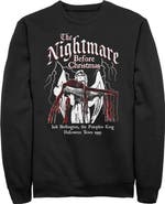 The Nightmare Before Christmas Mens The Nightmare Before Christmas Jack Skellington Halloween Town 1993 Sweatshirt