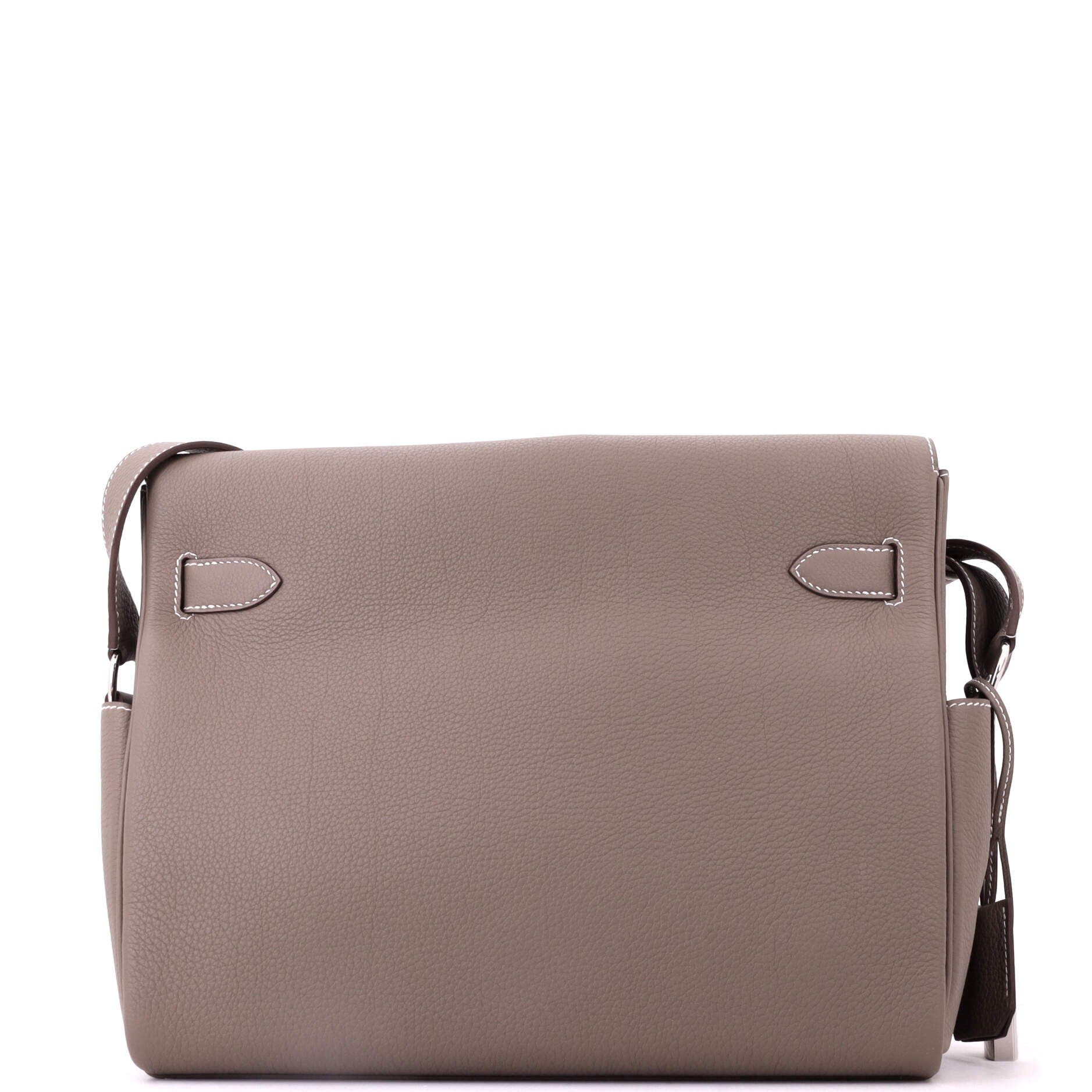 Kelly Messenger Bag Togo GM, Alternate, color, Grey