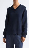 Helmut Lang Cotton V-Neck Sweater