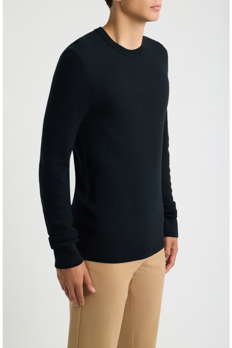 Ludino Crewneck Sweater, Alternate, color, BLACK