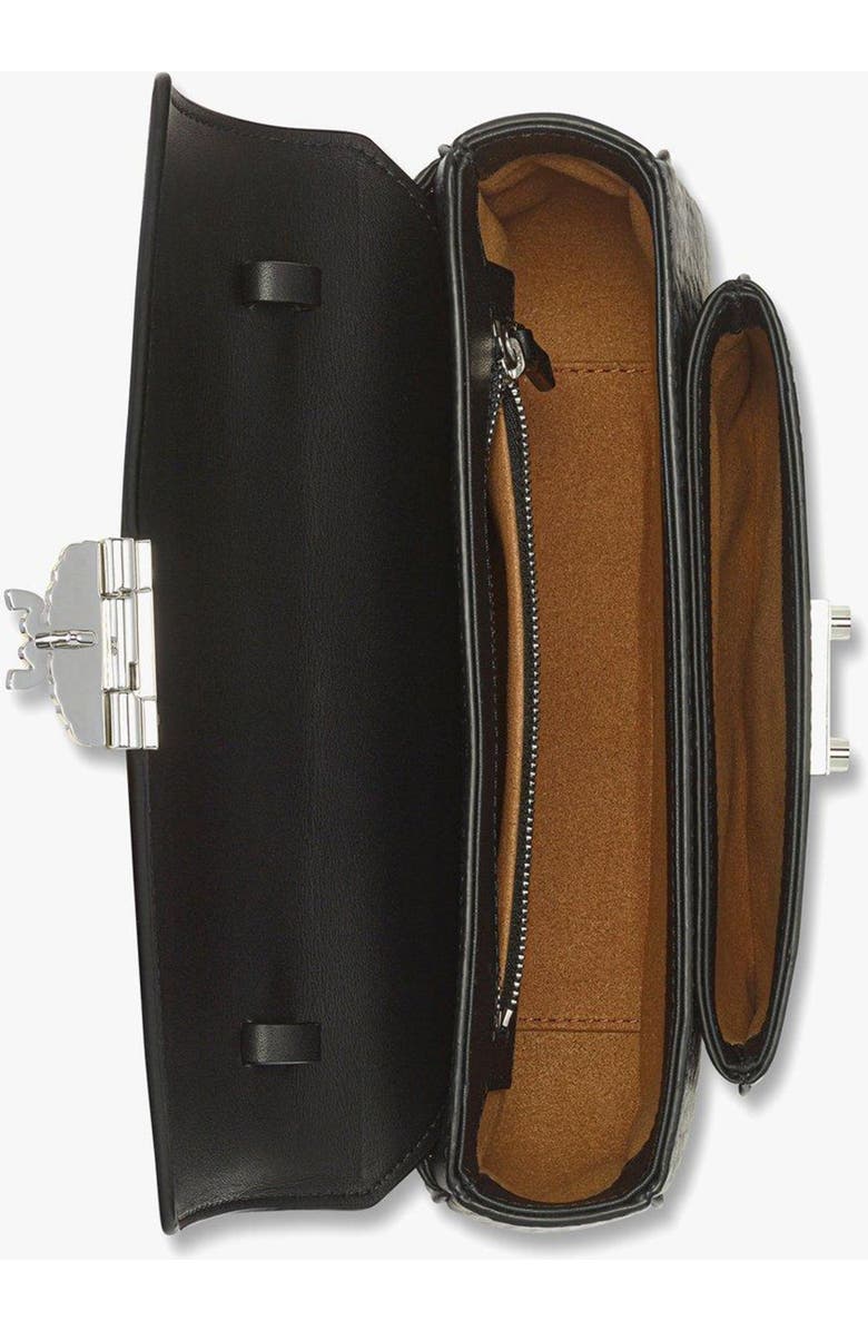 MCM Tracy Crossbody in Visetos Leather Mix, Alternate, color, Black