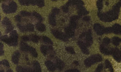 True Religion Leopard Print Embellished Cotton Graphic Baby Tee In Green