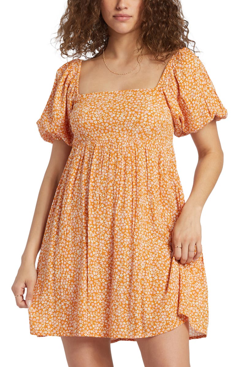 Billabong Lil Dreamer Floral Minidress, Alternate, color, 