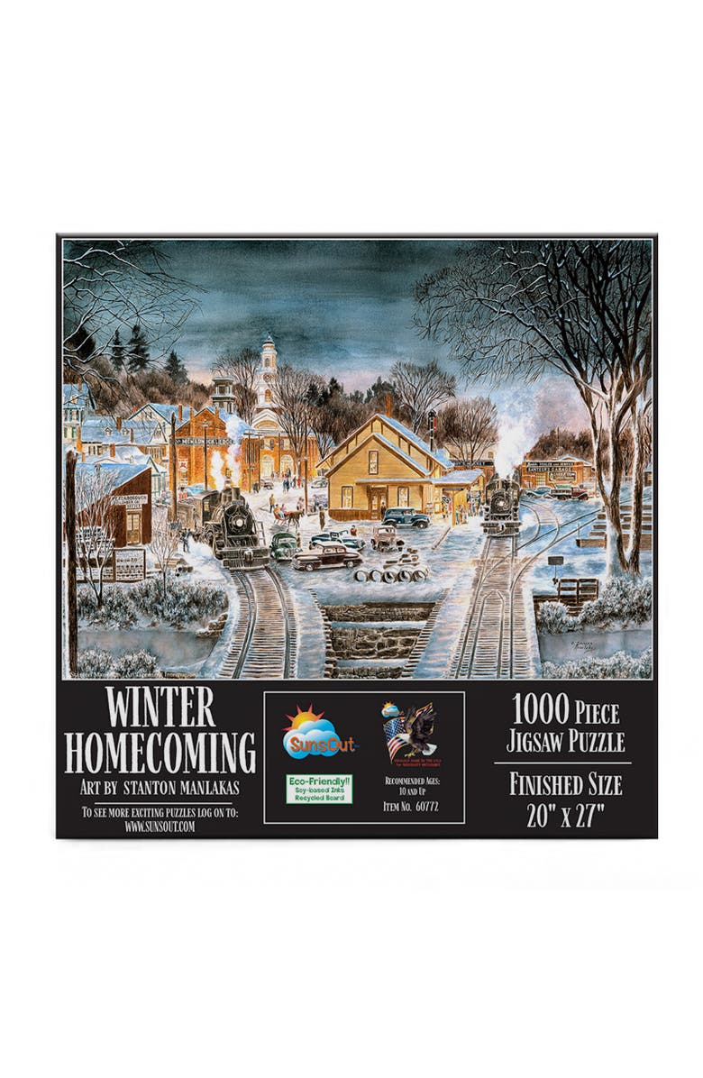 Sunsout Winter Homecoming 1000 piece Jigsaw Puzzle for Adults, Alternate, color, Multicolor