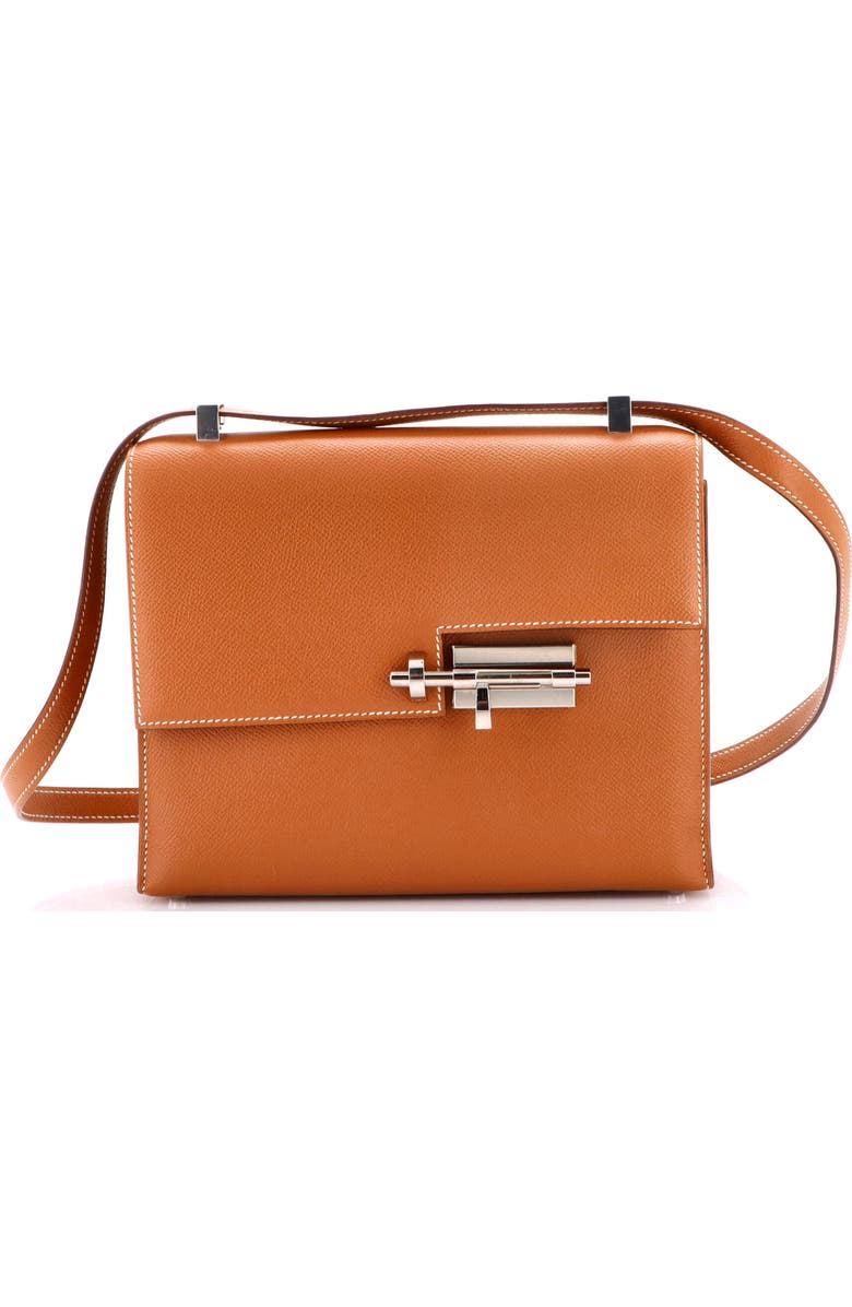 Pre-Owned Hermes Verrou Bag Epsom 21, Main, color, Gold