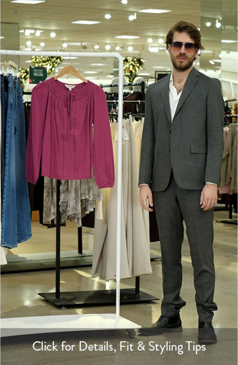 Georgia Smocked Jersey Top, sales video thumbnail