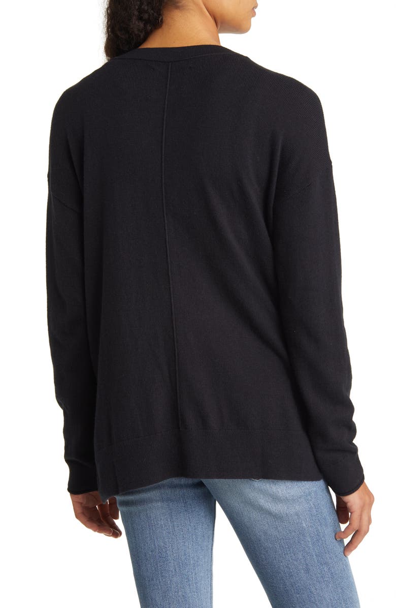 Lucky Brand Cloud Jersey Cardigan, Alternate, color, 