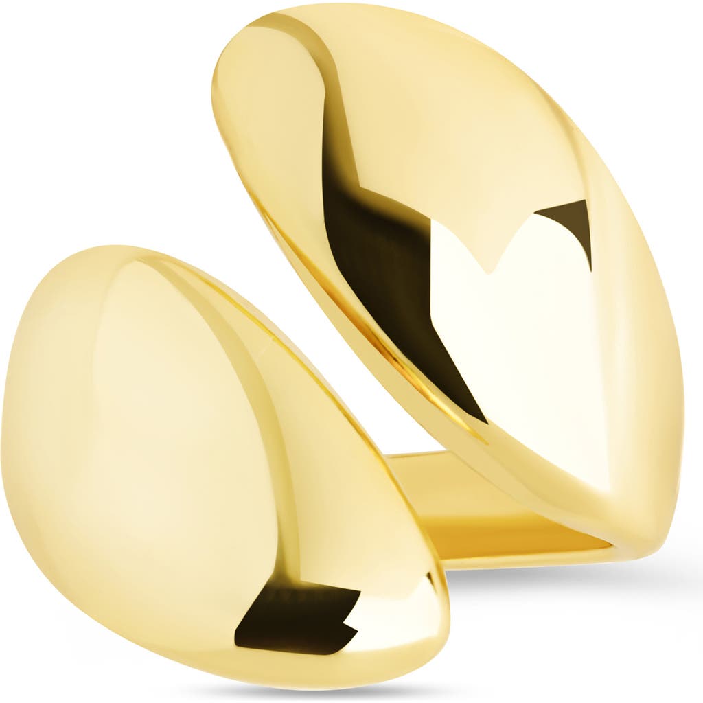 Sterling Forever Gina Open Ring In Gold