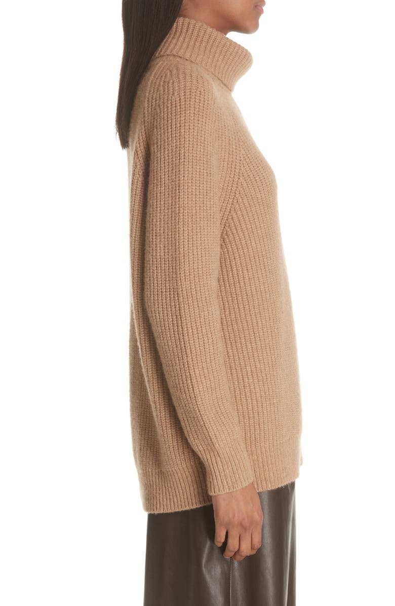 Nili Lotan Anitra Rib Knit Turtleneck Sweater, Alternate, color,