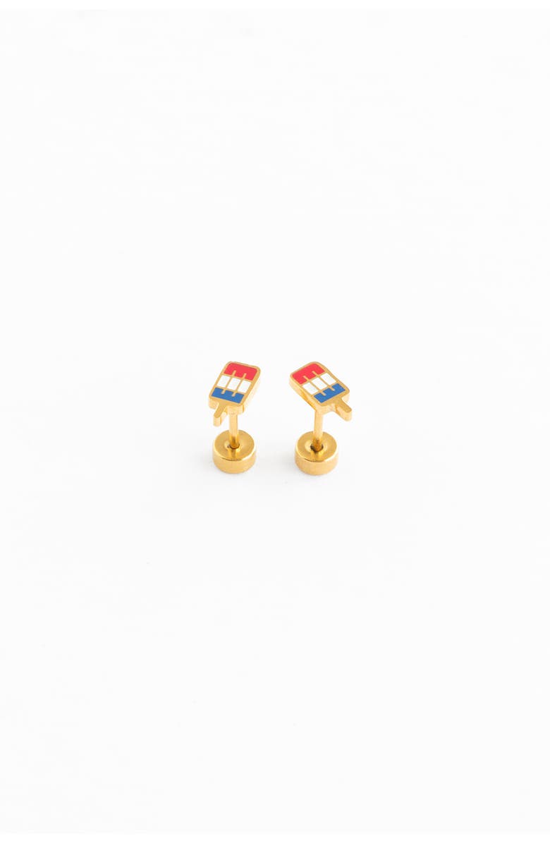 Pip Pop Patriotic Pop Stud Earrings, Main, color, 