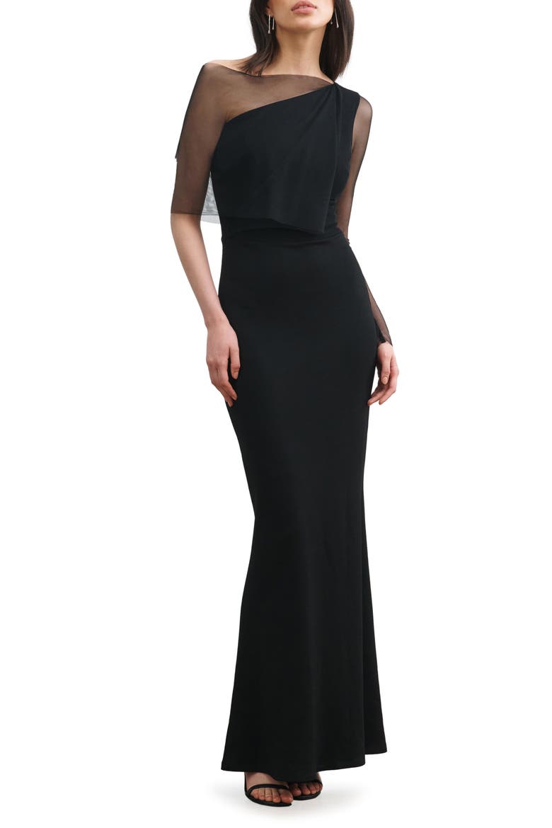 Valeria Gown, Main, color, BLACK