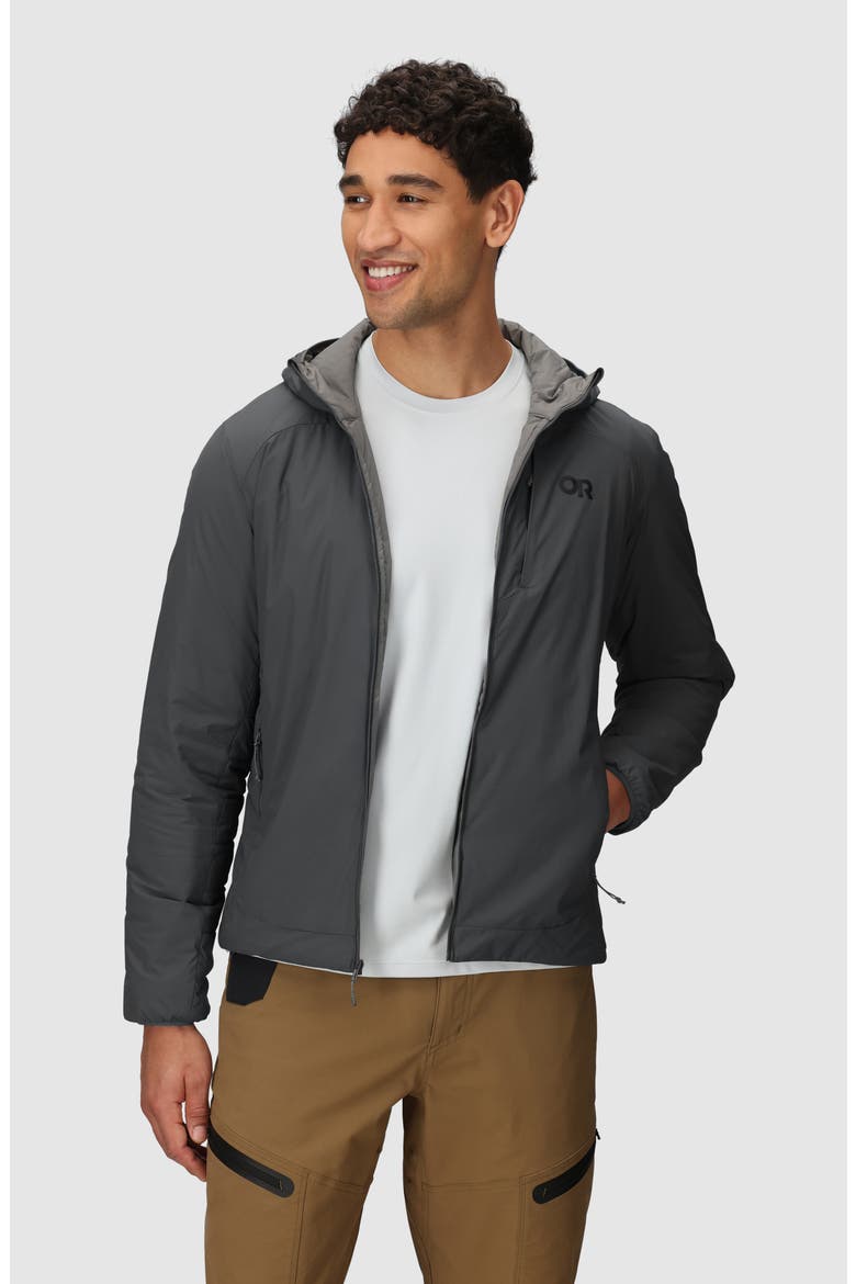 Vesper Insulated Hooded Jacket, Alternate, color, CHARCOAL