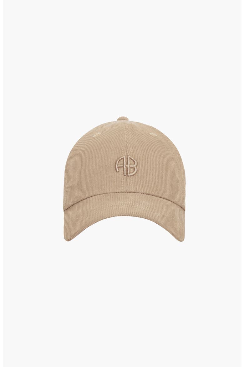 Jeremy Ab Corduroy Baseball Cap, Main, color, Beige