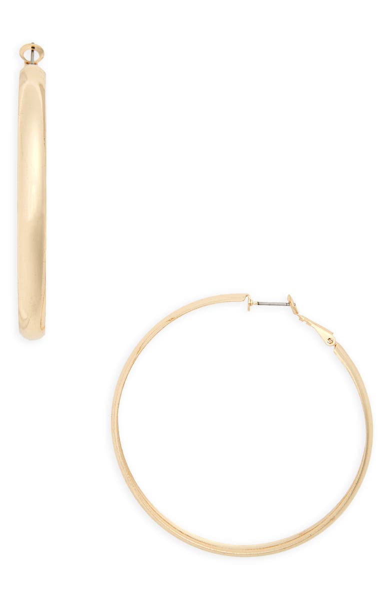 BP. Hoop Earrings, Main, color, 