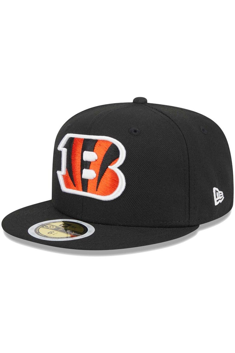 Youth New Era Black Cincinnati Bengals  Main 59FIFTY Fitted Hat, Main, color, Black