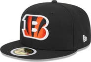 New Era Youth New Era Black Cincinnati Bengals Main 59FIFTY Fitted Hat